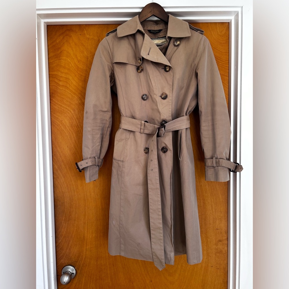 Vintage Brooks Brothers trench coat